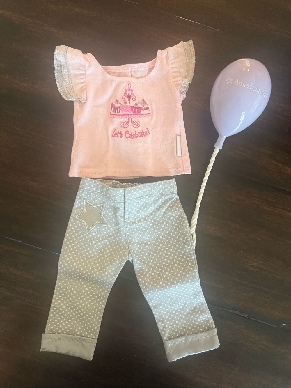 American Girl “Let's Celebrate” Top, Balloons, and Pants